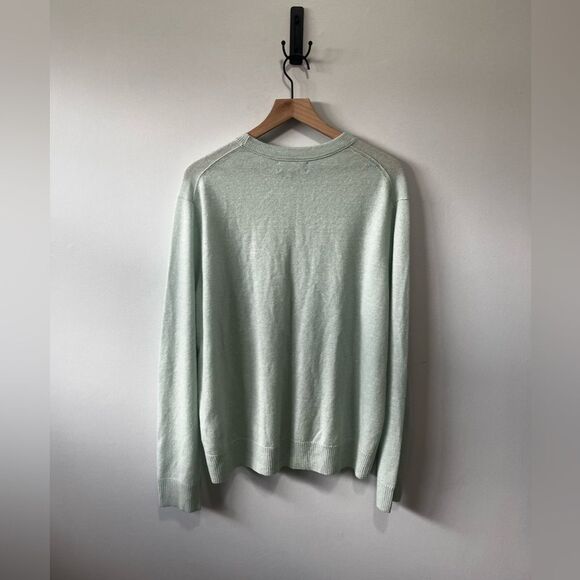 Banana Republic Mint Cashmere Linen Blend Sweater XL NWT - Picture 6 of 6